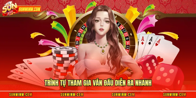 Trình tự tham gia ván đấu diễn ra nhanh